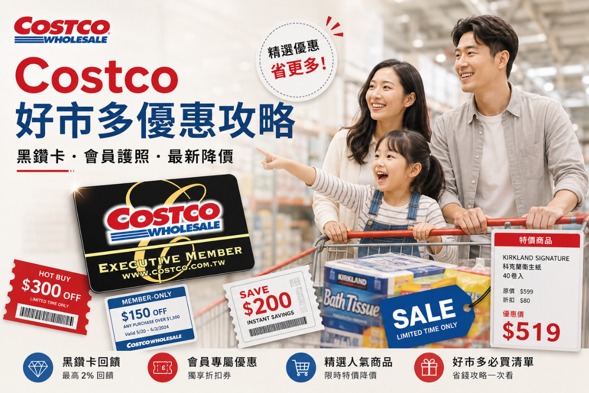 Costco 好市多優惠怎麼看？黑鑽卡、會員護照、最新降價、App 查詢完整攻略
