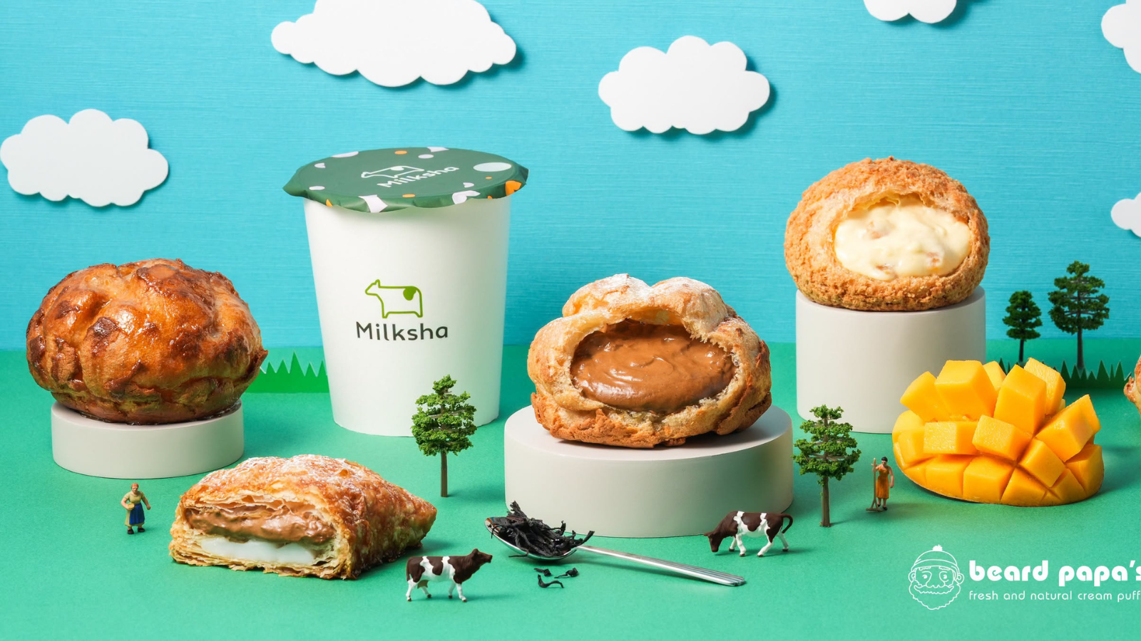 迷客夏 香草雲朵拿鐵 開喝！beard papa’s 聯名手搖飲，香草卡士達奶霜、娜杯紅茶拿鐵泡芙同步登場 迷客夏 2026 夏季新品「香草雲朵季」正式登場，攜手日本人氣泡芙品牌 beard papa’s 推出夏日卡士達紅茶、香草雲朵拿鐵、香草夾心拿鐵與卡士達奶酪，還有聯名「娜杯紅茶拿鐵泡芙」香草雲朵拿鐵多少錢 價格